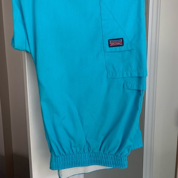 Cherokee Pants - Cherokee Workwear Pull-on Cargo scrub pants